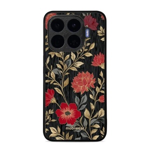 Lesklý kryt na mobil Xiaomi 17T Pro - Mobiwear Glossy G172G, červená kvítka