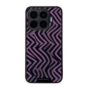 Lesklý kryt na mobil Xiaomi 17T Pro - Mobiwear Glossy GA55G, fialové klikyháky