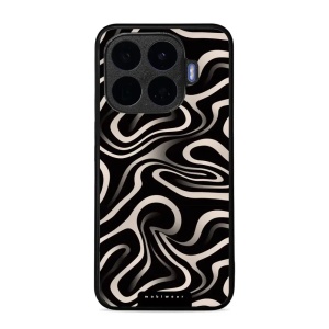 Lesklý kryt na mobil Xiaomi 17T Pro - Mobiwear Glossy GA63G, vlnky a linky
