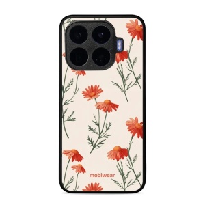 Lesklý kryt na mobil Xiaomi 17T Pro - Mobiwear Glossy GB13G, větvičky heřmánku