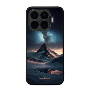 Lesklý kryt na mobil Xiaomi 17T Pro - Mobiwear Glossy G006G, hora s hvězdnou oblohou