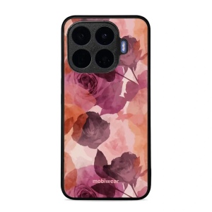 Lesklý kryt na mobil Xiaomi 17T Pro - Mobiwear Glossy GB24G, akvarelové růže