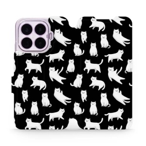 Flip pouzdro na mobil Xiaomi 17T Pro - Mobiwear V163S, bílé kočičky