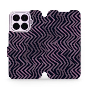 Flip pouzdro na mobil Xiaomi 17T Pro - Mobiwear VA55S, fialové klikyháky