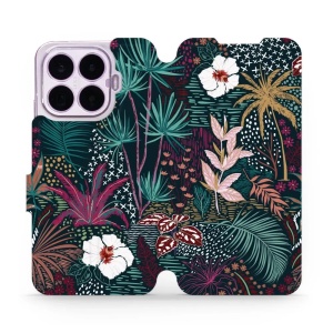 Flip pouzdro na mobil Xiaomi 17T Pro - Mobiwear VP13S, temná flóra