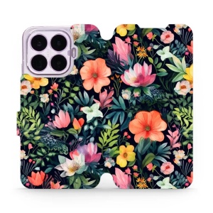 Flip pouzdro na mobil Xiaomi 17T Pro - Mobiwear VP48S, pestré kvítky