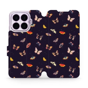 Flip pouzdro na mobil Xiaomi 17T Pro - Mobiwear VP78S, barevní motýlci