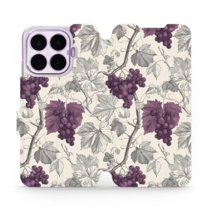 Flip pouzdro na mobil Xiaomi 17T Pro - Mobiwear VB03S, vinná réva