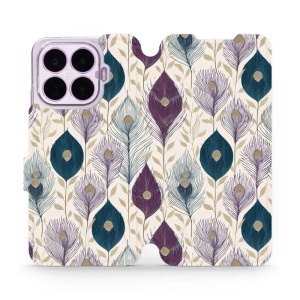 Flip pouzdro na mobil Xiaomi 17T Pro - Mobiwear VB06S, paví pera