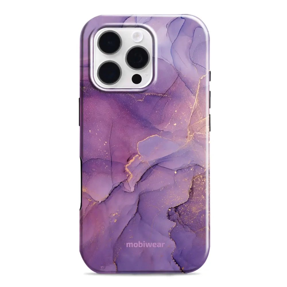 Odolný obal Mobiwear Elite Pro - Apple iPhone 16 Pro - EP20E Fialový mramor