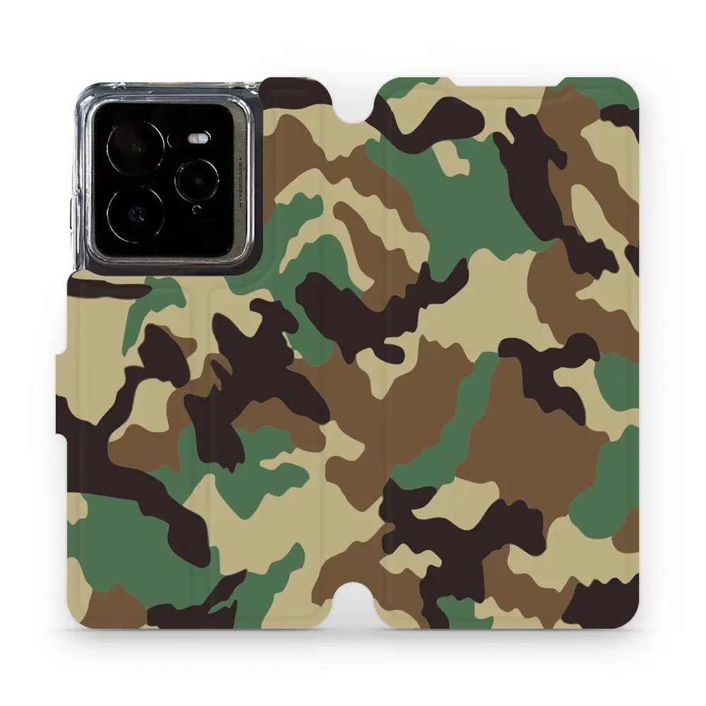 Flipové pouzdro Mobiwear - Realme GT 7 Pro - V111P Maskáče
