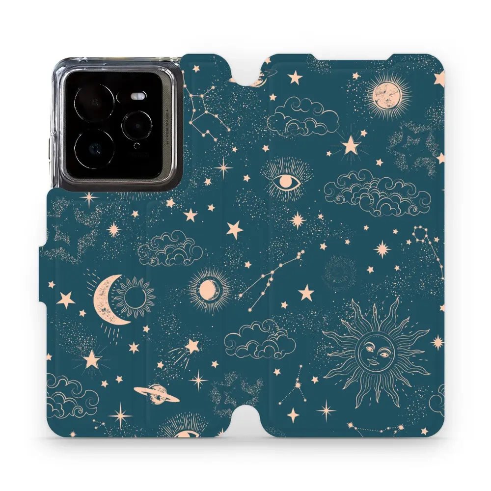 Flipové pouzdro Mobiwear - Realme GT 7 Pro - VP14S Magický vesmír