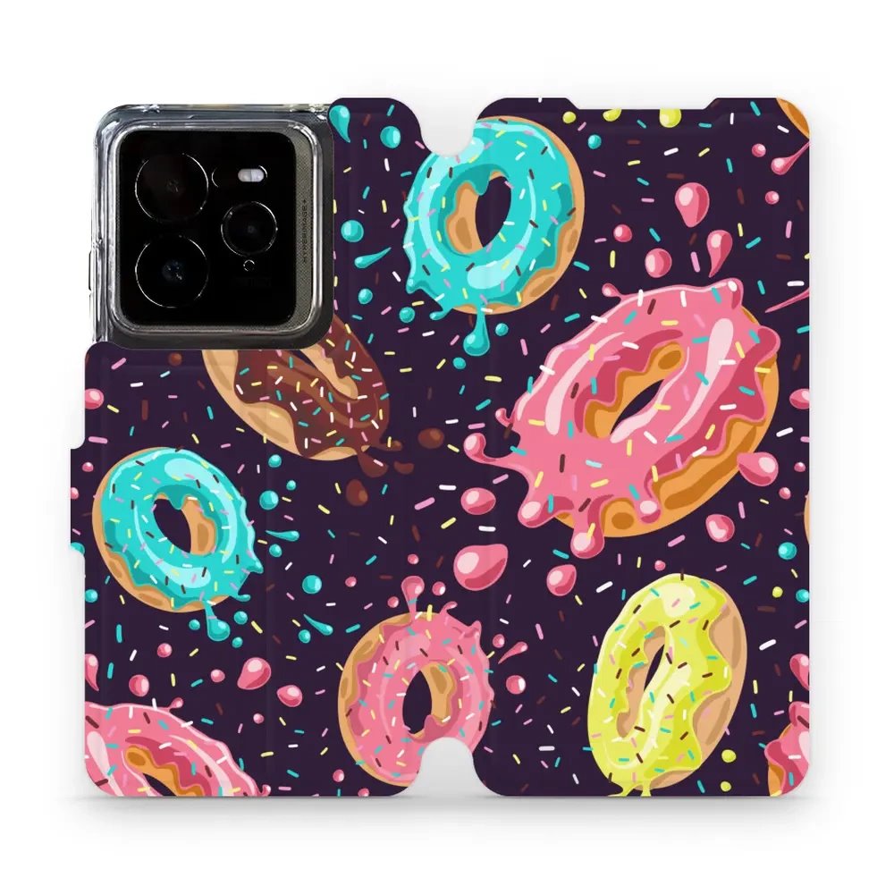 Flipové pouzdro Mobiwear - Realme GT 7 Pro - VP19S Donutky