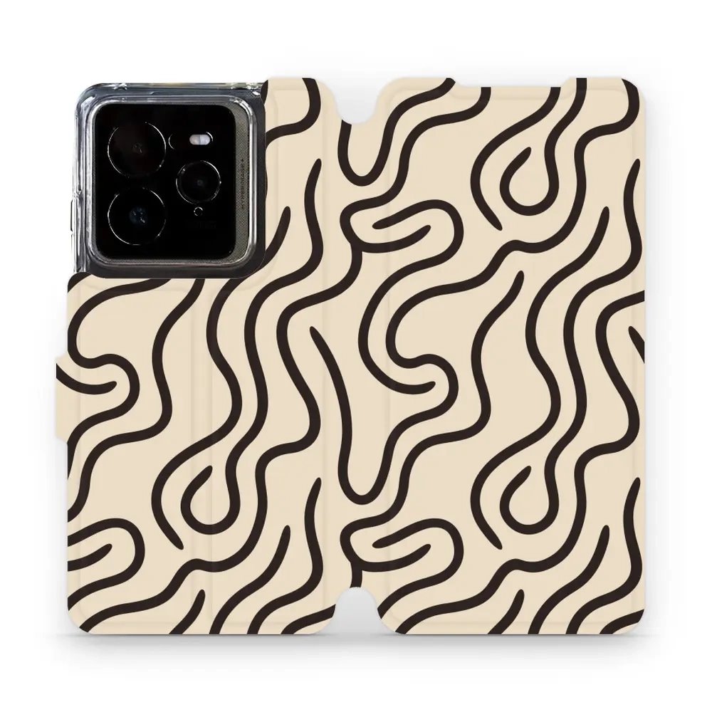 Flipové pouzdro Mobiwear - Realme GT 7 Pro - VA60S Linky