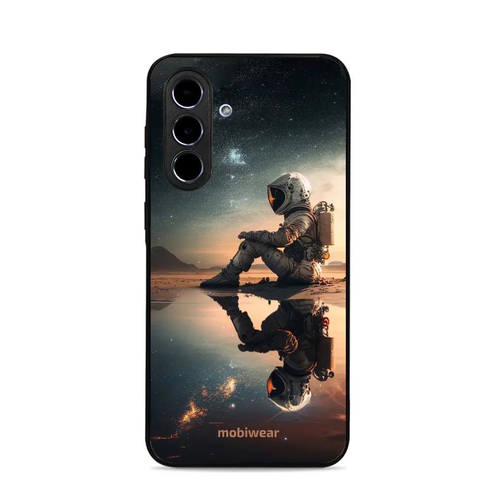 Lesklý kryt Mobiwear Glossy - Samsung Galaxy A56 5G - G003G Astronaut na samotce