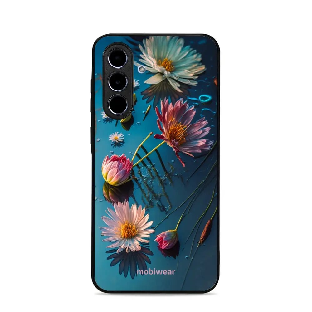Lesklý kryt Mobiwear Glossy - Samsung Galaxy A56 5G - G013G Květy na hladině