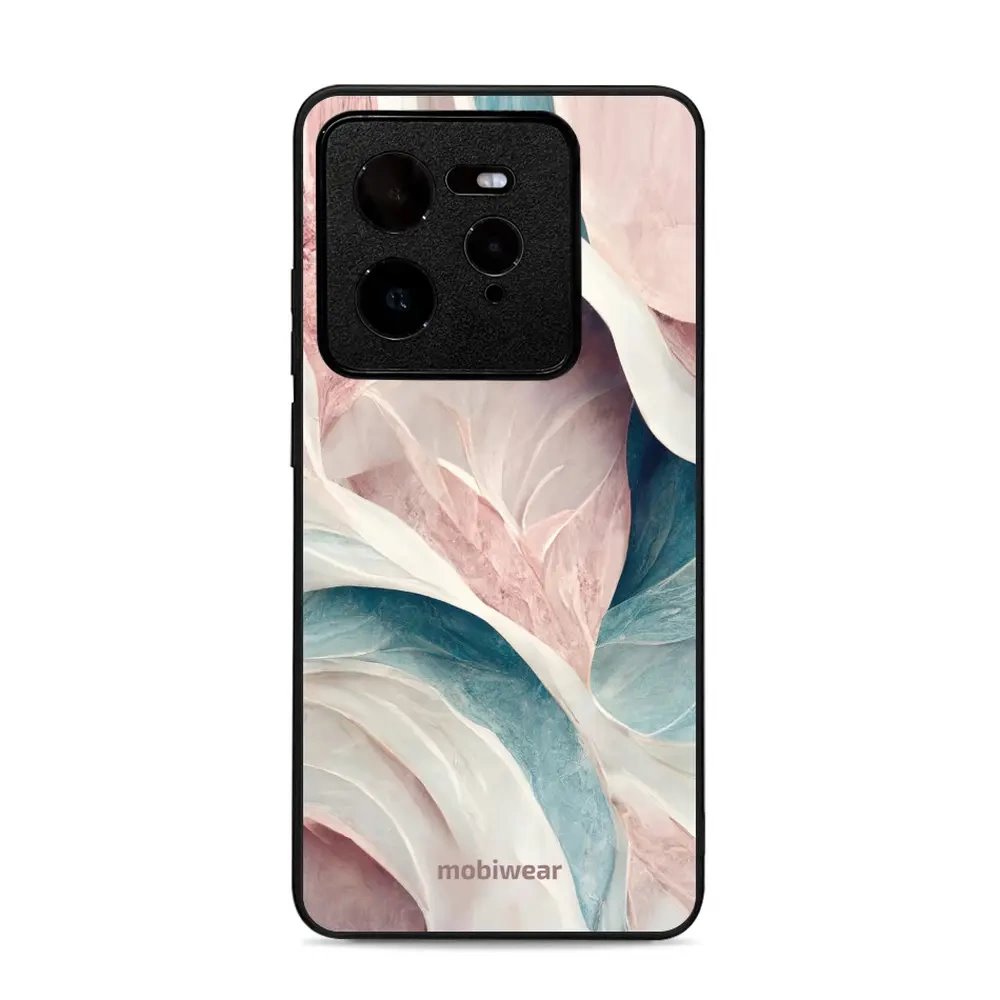 Lesklý kryt Mobiwear Glossy - Realme GT 7 Pro - G026G - Růžový a zelenkavý mramor