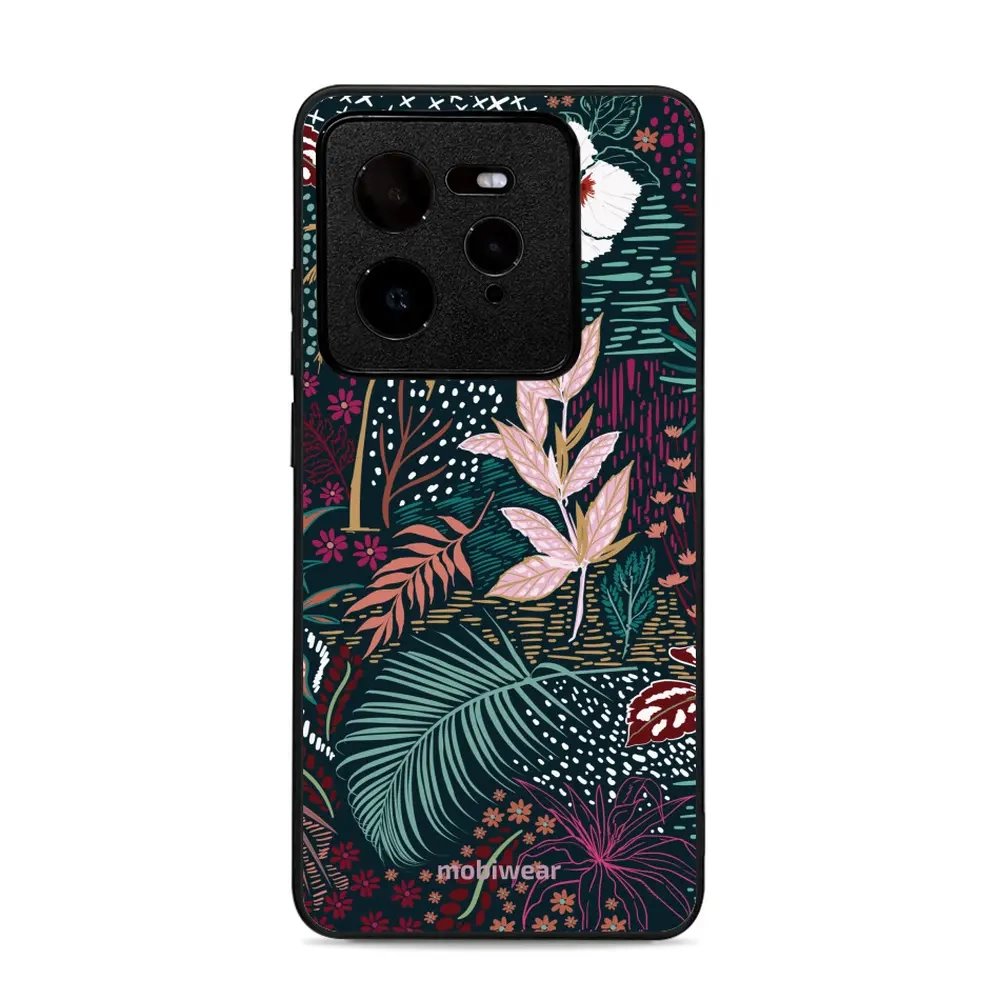 Lesklý kryt Mobiwear Glossy - Realme GT 7 Pro - G043G - Temná flóra