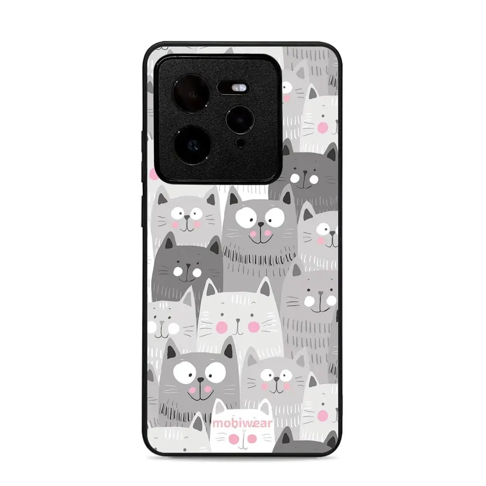 Lesklý kryt Mobiwear Glossy - Realme GT 7 Pro - G045G - Kočičky