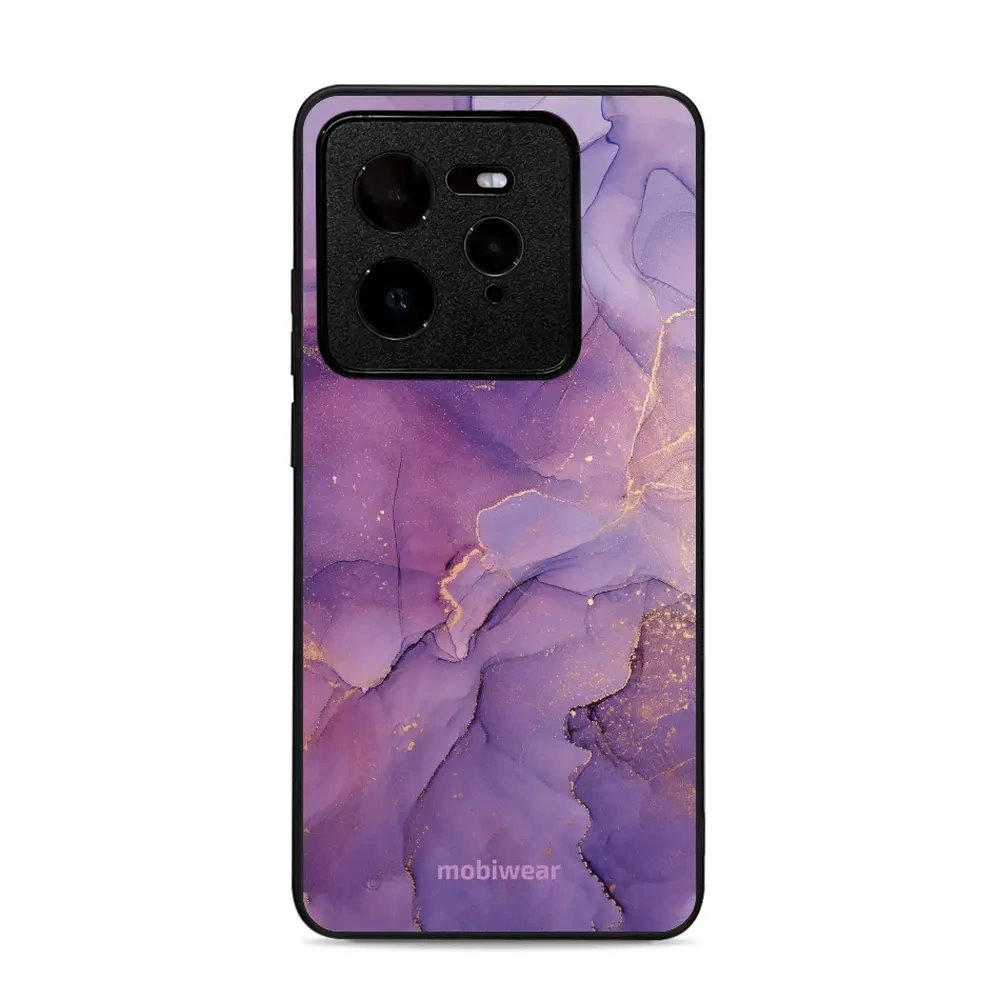 Lesklý kryt Mobiwear Glossy - Realme GT 7 Pro - G050G - Fialový mramor
