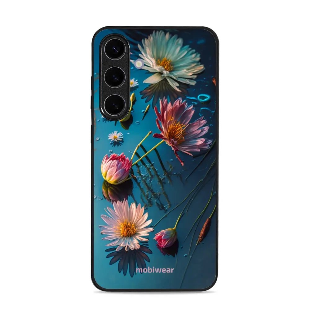 Lesklý kryt Mobiwear Glossy - Samsung Galaxy S25 Plus - G013G Květy na hladině