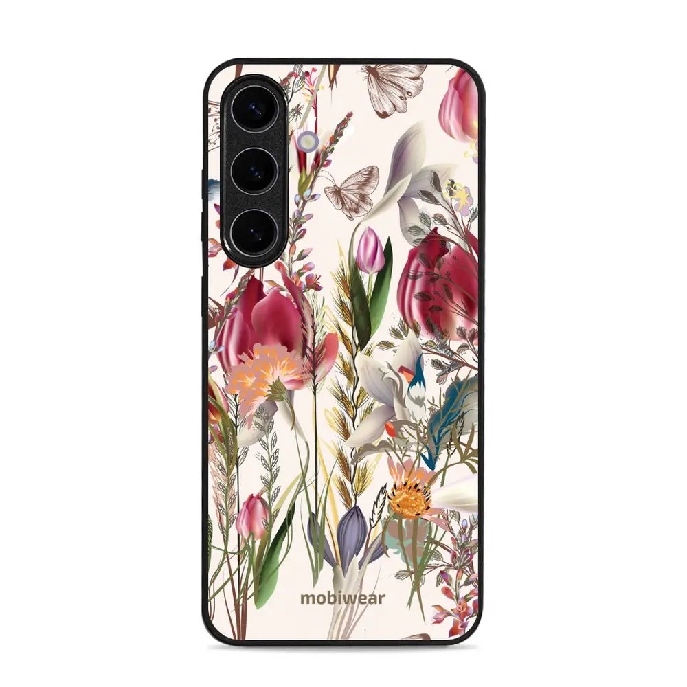 Lesklý kryt Mobiwear Glossy - Samsung Galaxy S25 Plus - G031G - Rozkvetlá louka
