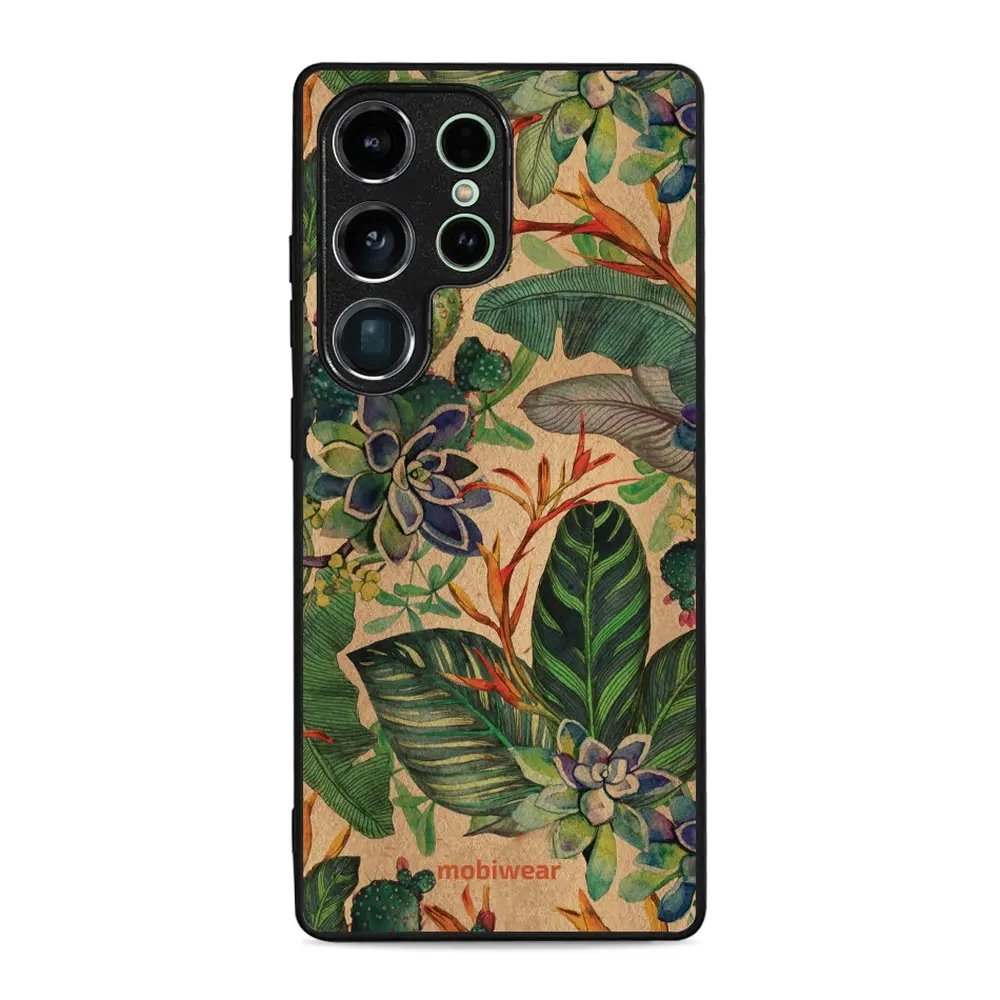 Lesklý kryt Mobiwear Glossy - Samsung Galaxy S25 Ultra - G036G - Sukulenty