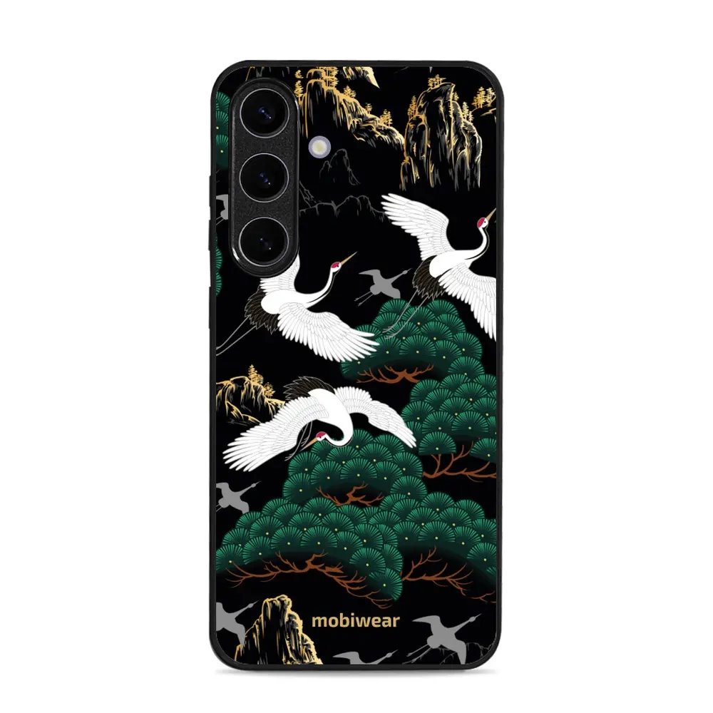 Lesklý kryt Mobiwear Glossy - Samsung Galaxy S25 Plus - G042G - Jeřábi