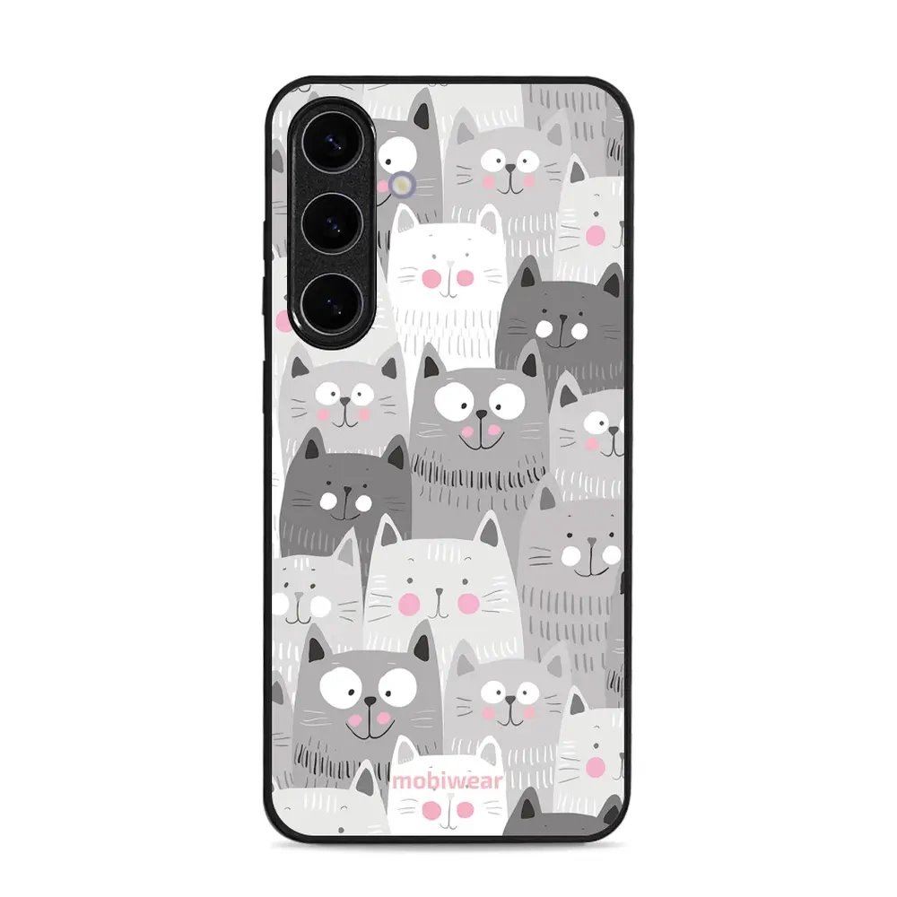 Lesklý kryt Mobiwear Glossy - Samsung Galaxy S25 Plus - G045G - Kočičky