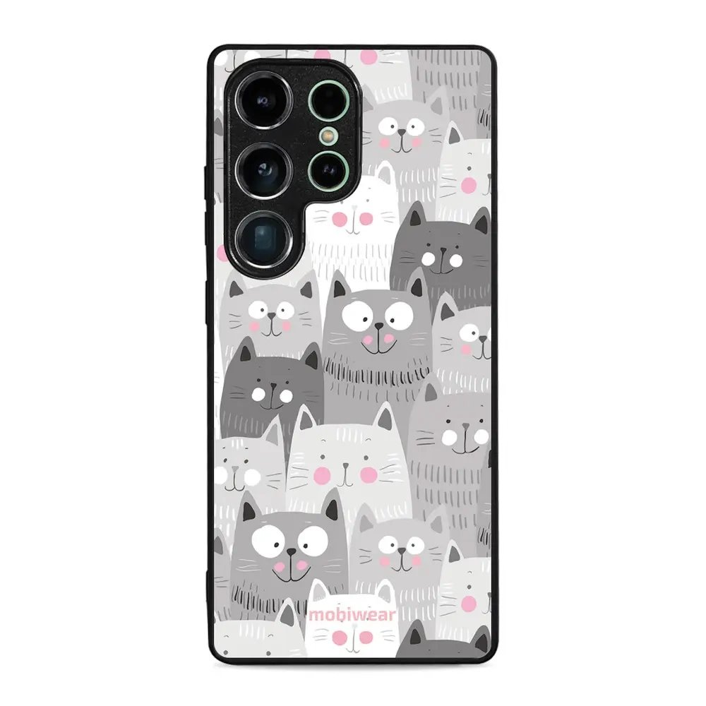 Lesklý kryt Mobiwear Glossy - Samsung Galaxy S25 Ultra - G045G - Kočičky