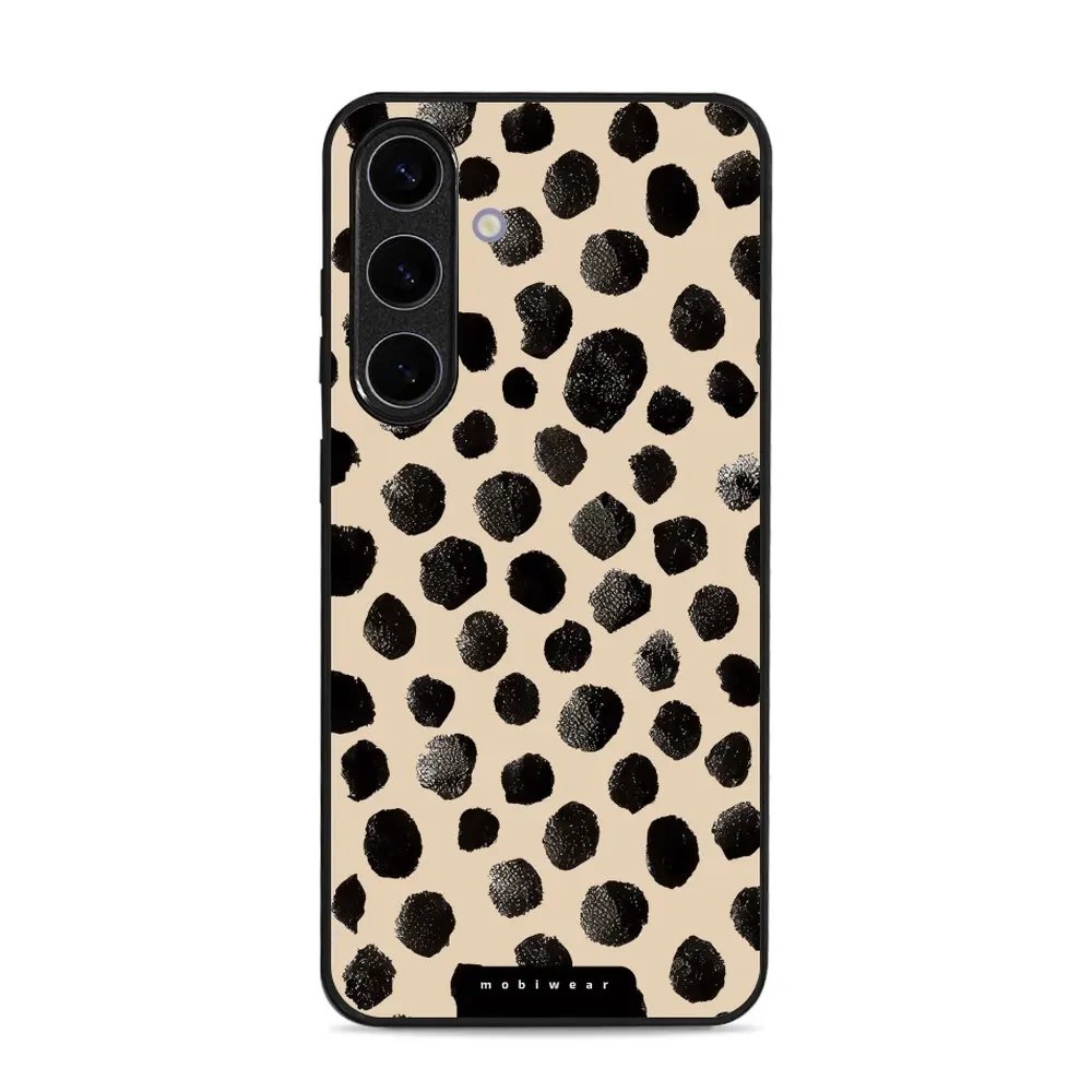 Lesklý kryt Mobiwear Glossy - Samsung Galaxy S25 Plus - GA50G Černé puntíky