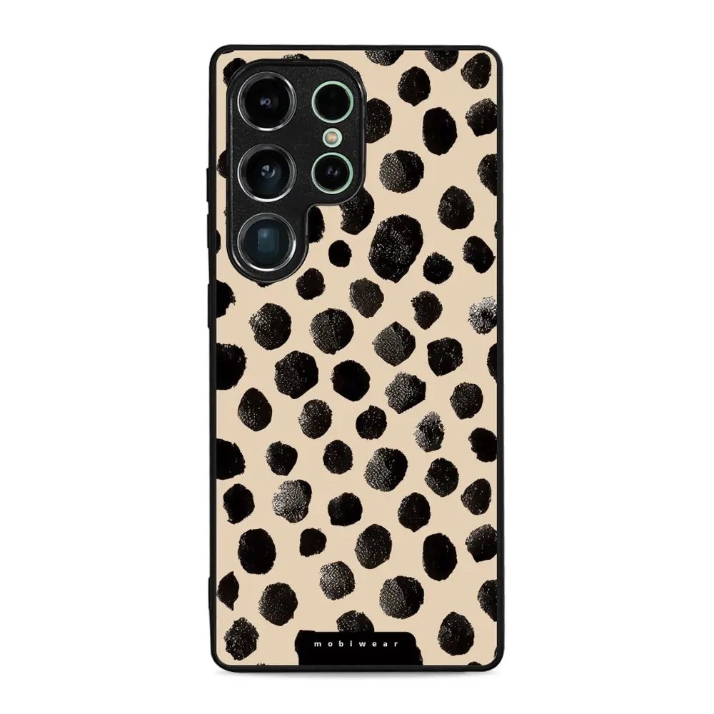 Lesklý kryt Mobiwear Glossy - Samsung Galaxy S25 Ultra - GA50G Černé puntíky