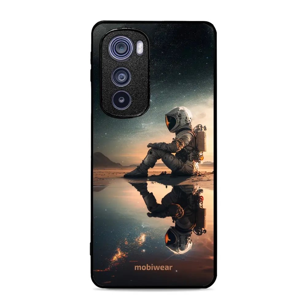 Lesklý kryt Mobiwear Glossy - Motorola Edge 30 5G - G003G Astronaut na samotce