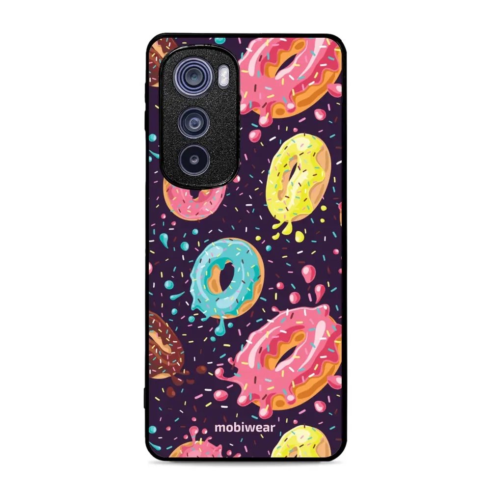 Lesklý kryt Mobiwear Glossy - Motorola Edge 30 5G - G046G - Donutky