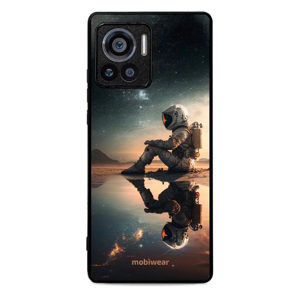 Lesklý kryt Mobiwear Glossy - Motorola Edge 30 Ultra - G003G Astronaut na samotce