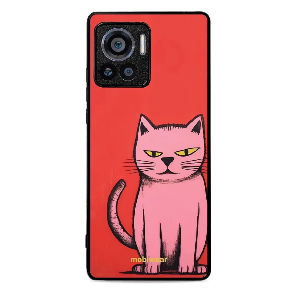 Lesklý kryt Mobiwear Glossy - Motorola Edge 30 Ultra - G054G Kocourek
