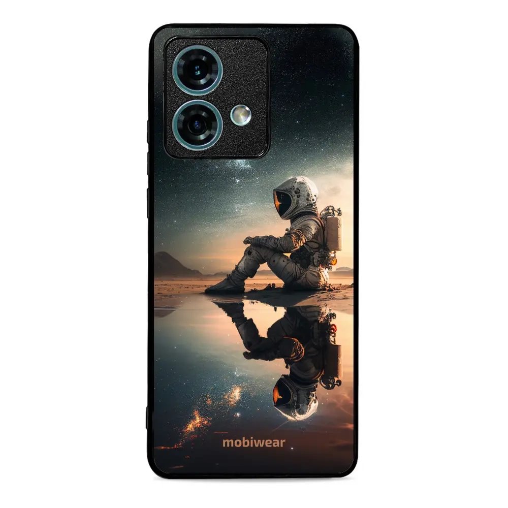 Lesklý kryt Mobiwear Glossy - Motorola Edge 40 Neo - G003G Astronaut na samotce