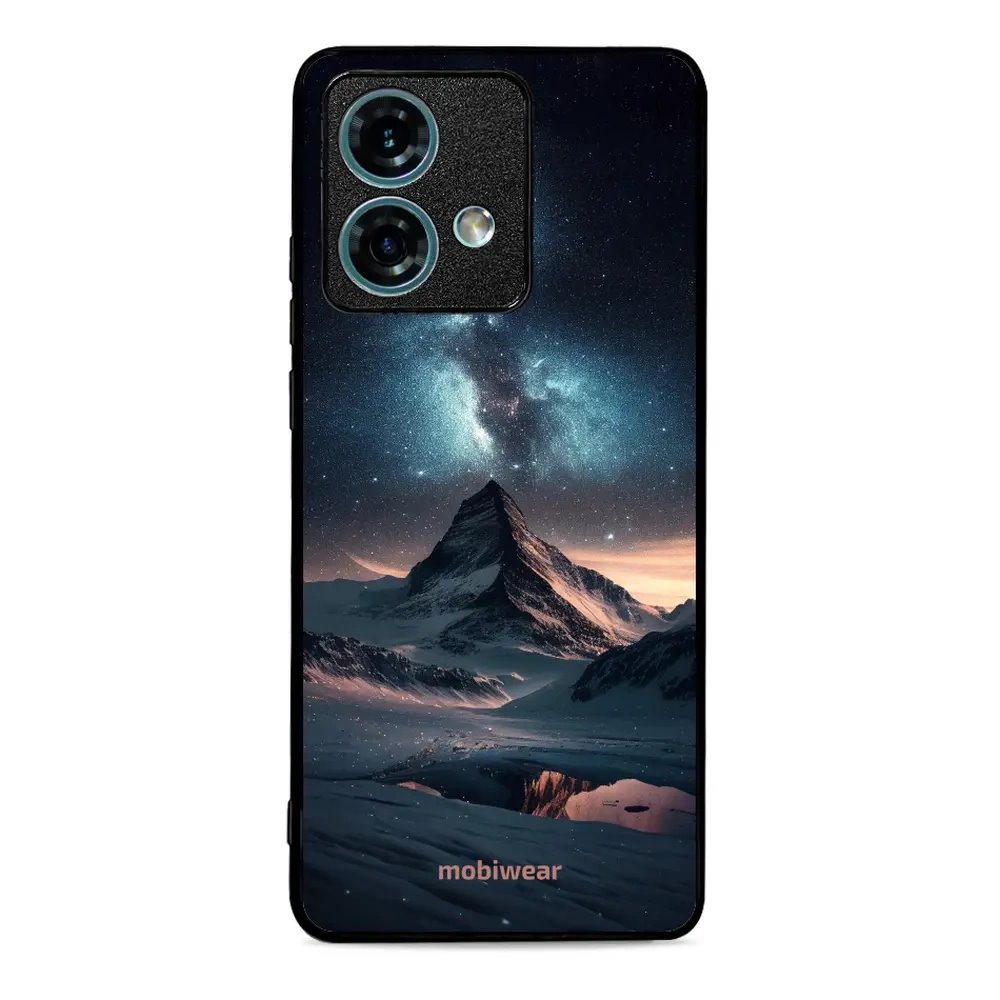 Lesklý kryt Mobiwear Glossy - Motorola Edge 40 Neo - G006G Hora s hvězdnou oblohou