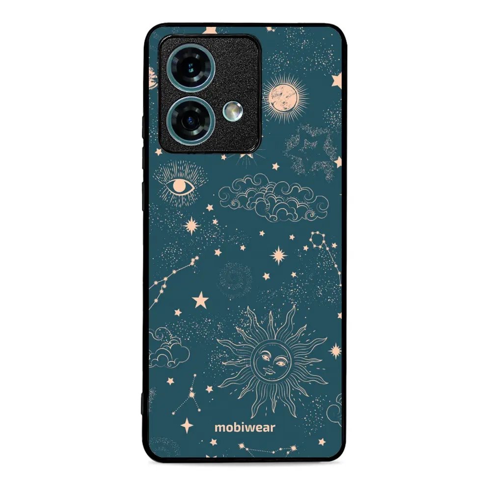 Lesklý kryt Mobiwear Glossy - Motorola Edge 40 Neo - G047G - Magický vesmír