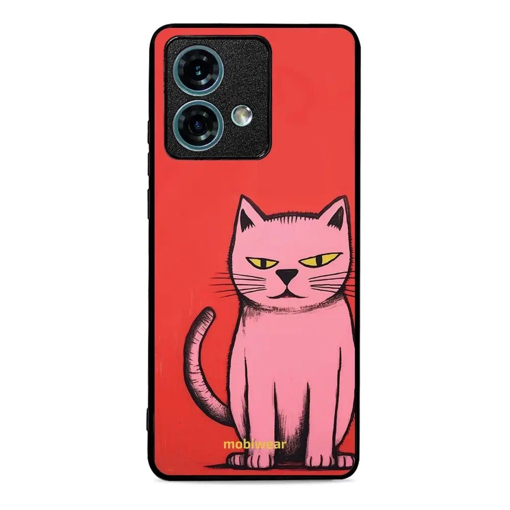 Lesklý kryt Mobiwear Glossy - Motorola Edge 40 Neo - G054G Kocourek