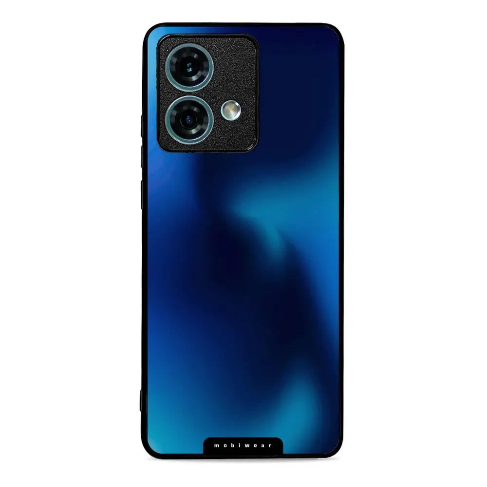 Lesklý kryt Mobiwear Glossy - Motorola Edge 40 Neo - G068G Modrý odstín