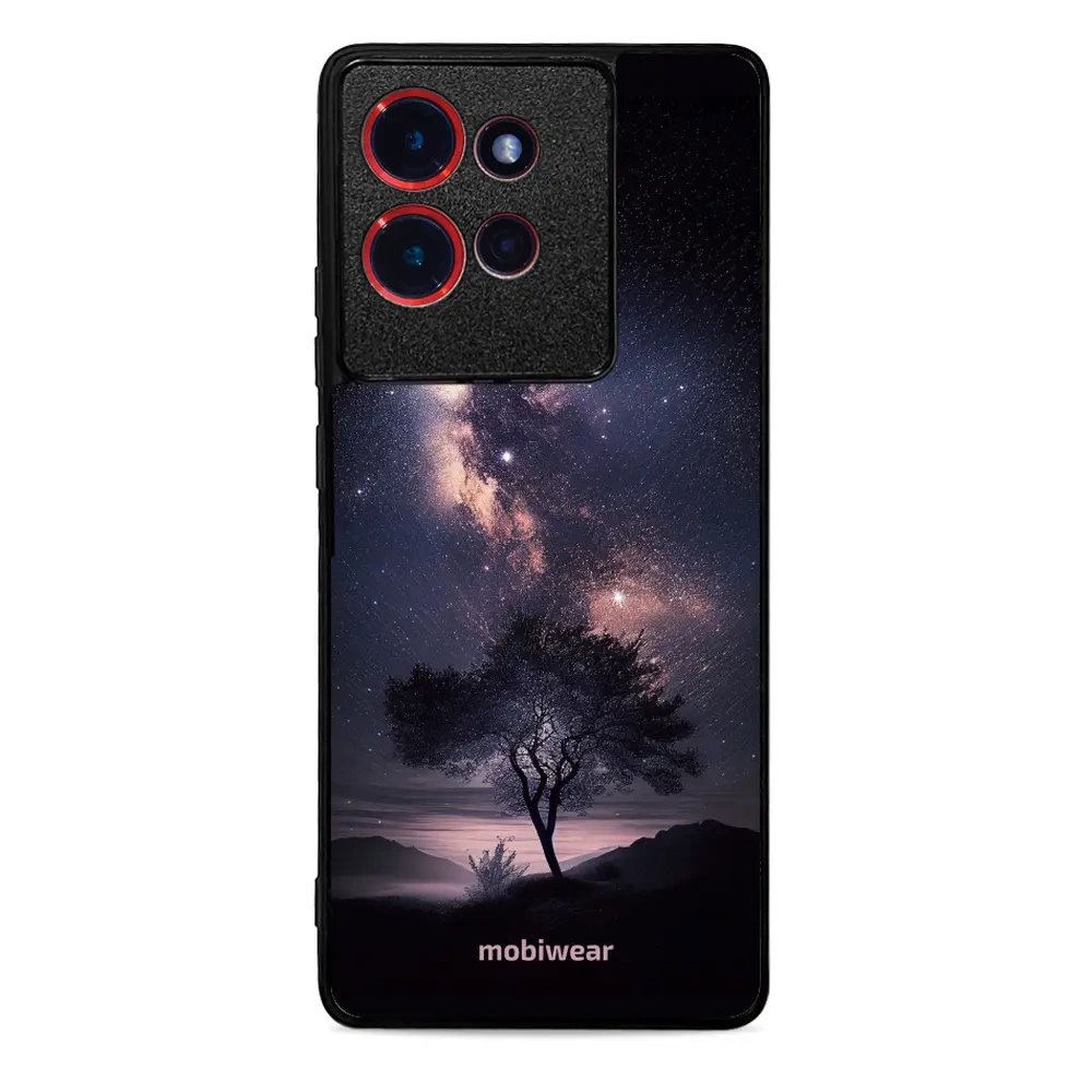 Lesklý kryt Mobiwear Glossy - Motorola Edge 50 - G005G Strom s galaxií