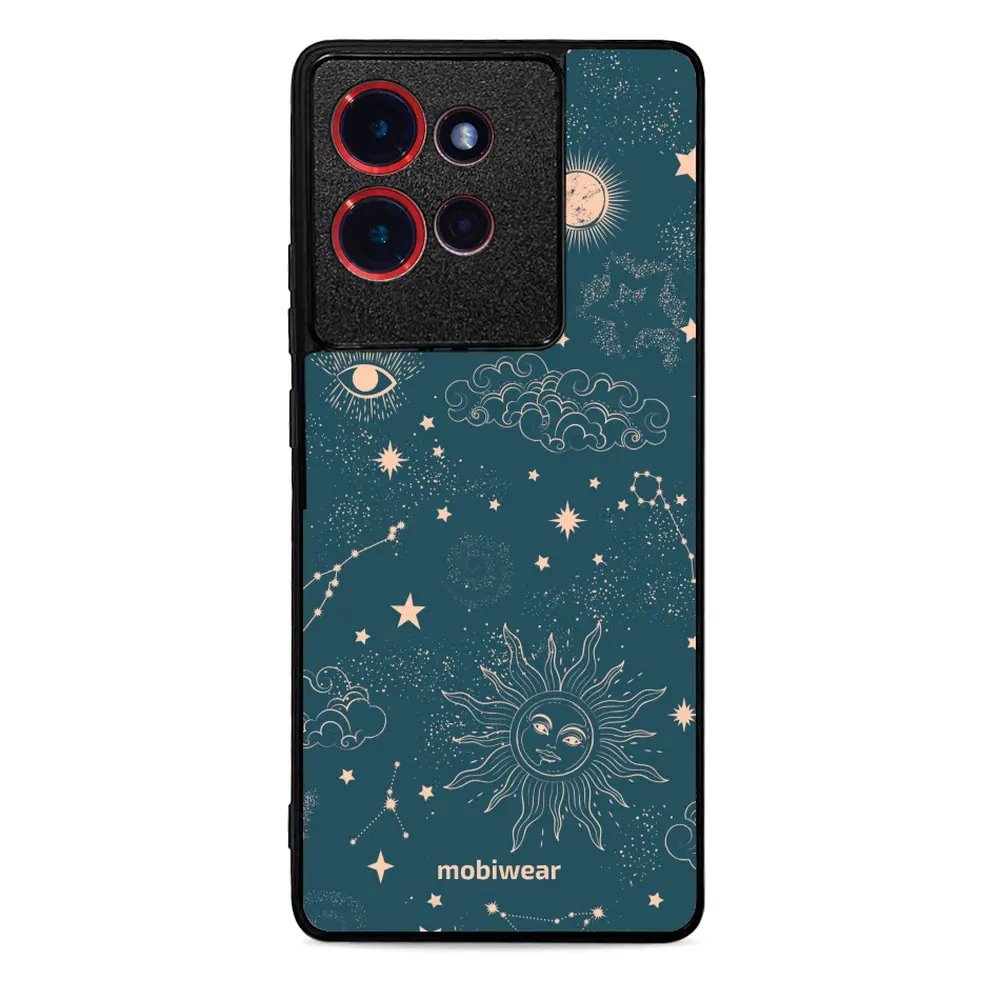 Lesklý kryt Mobiwear Glossy - Motorola Edge 50 - G047G - Magický vesmír