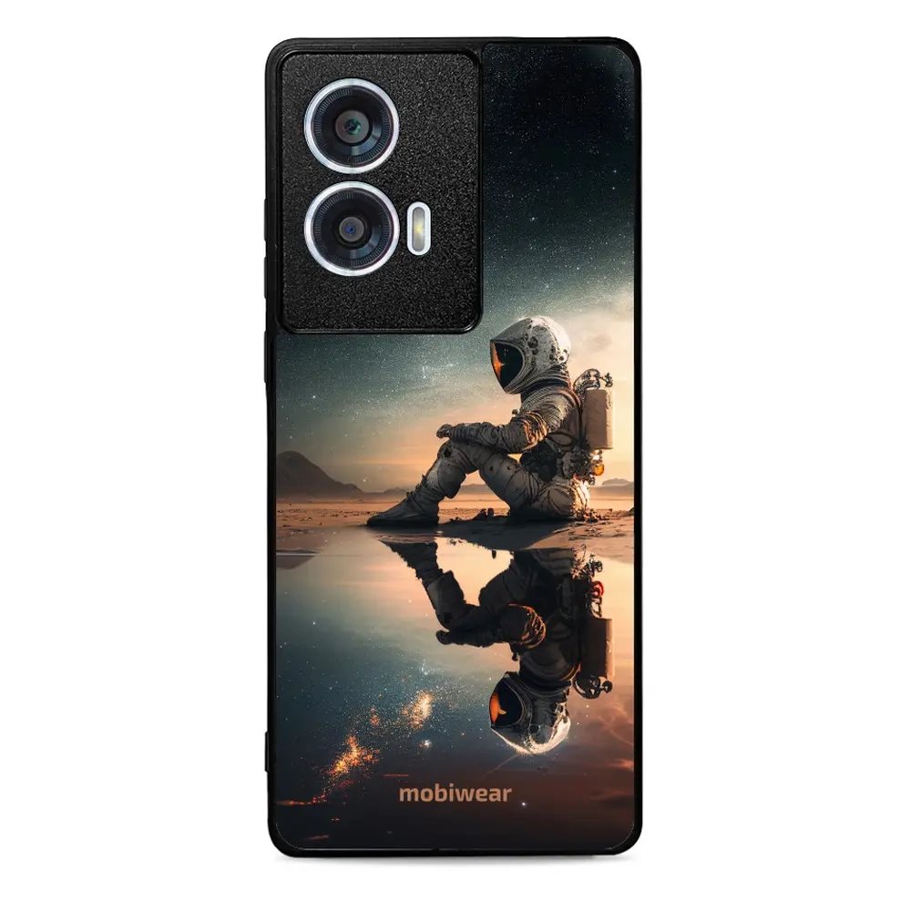 Lesklý kryt Mobiwear Glossy - Motorola Edge 50 Fusion - G003G Astronaut na samotce