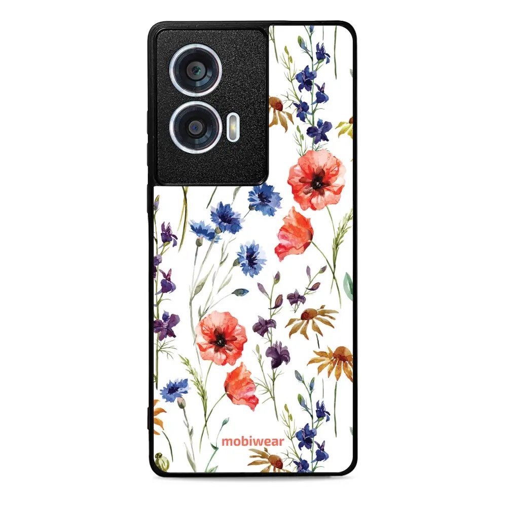 Lesklý kryt Mobiwear Glossy - Motorola Edge 50 Fusion - G032G - Luční kvítí