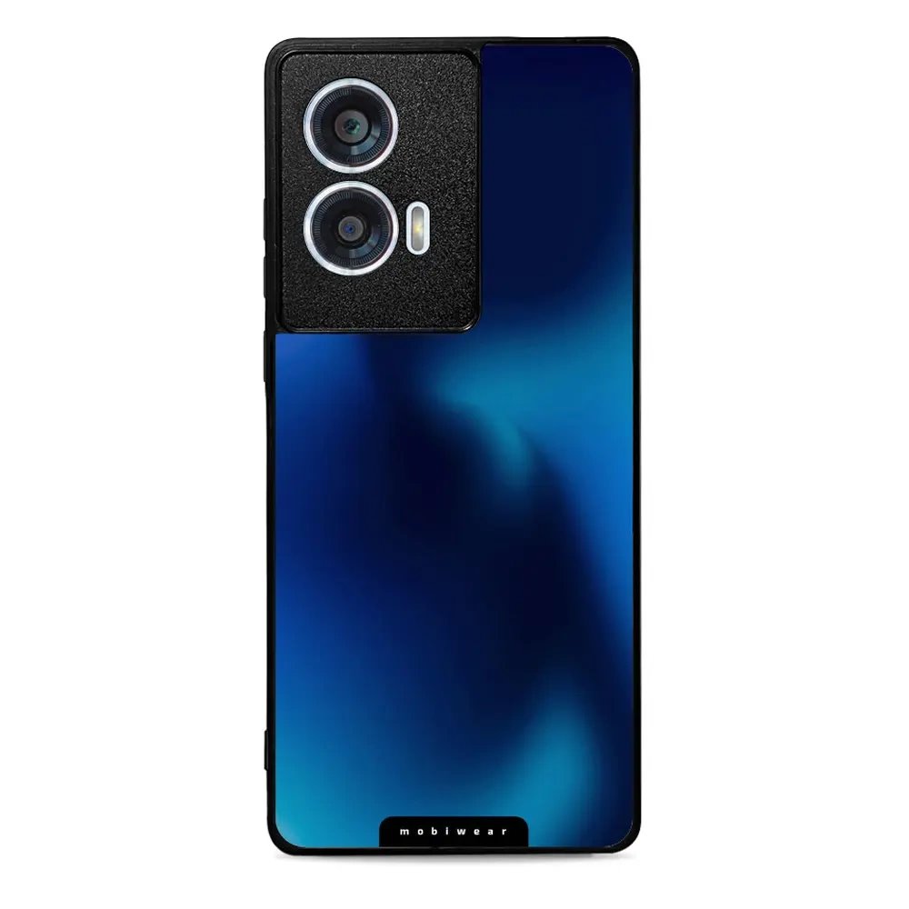 Lesklý kryt Mobiwear Glossy - Motorola Edge 50 Fusion - G068G Modrý odstín