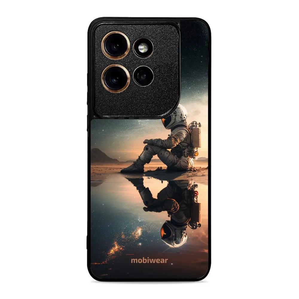 Lesklý kryt Mobiwear Glossy - Motorola Edge 50 Neo - G003G Astronaut na samotce