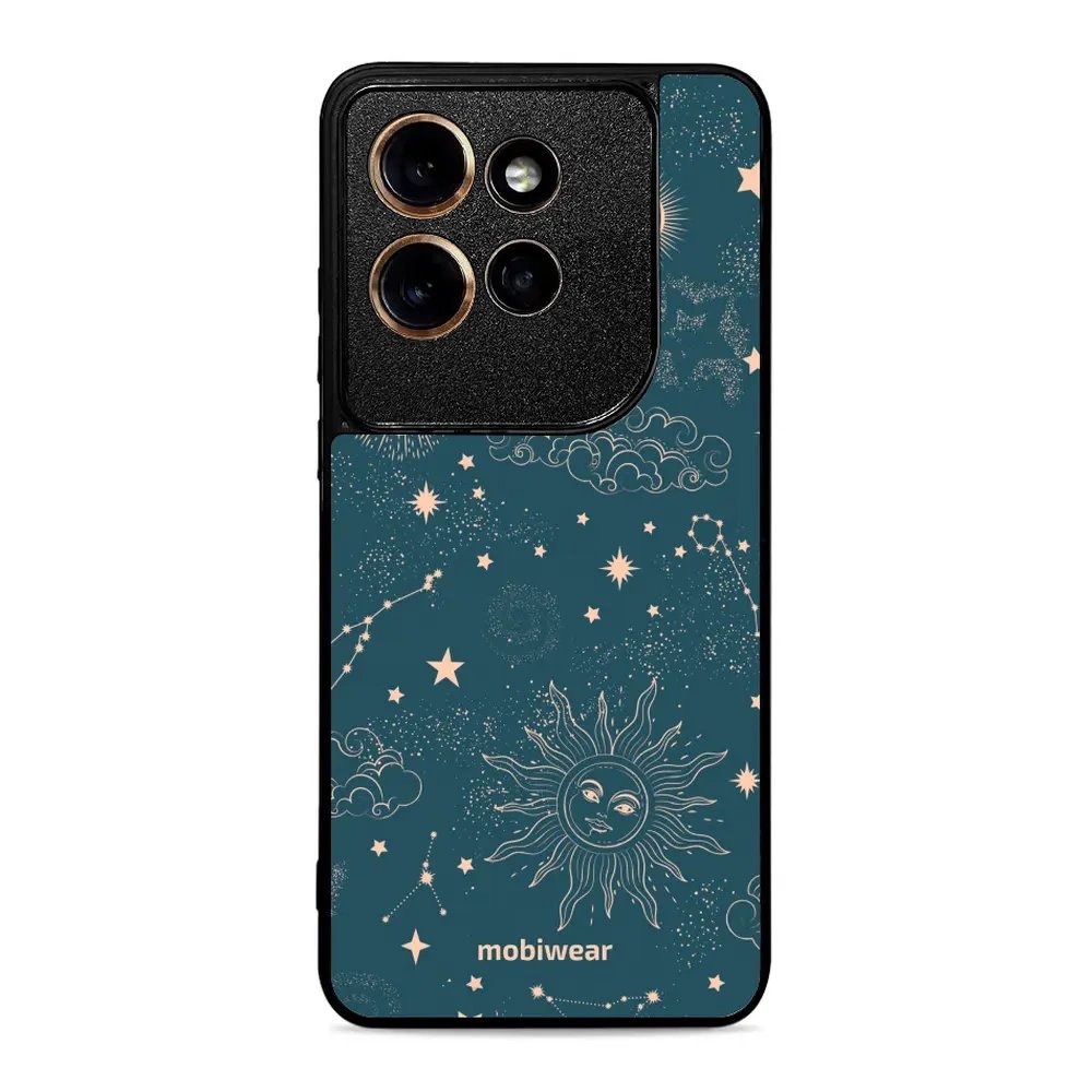 Lesklý kryt Mobiwear Glossy - Motorola Edge 50 Neo - G047G - Magický vesmír