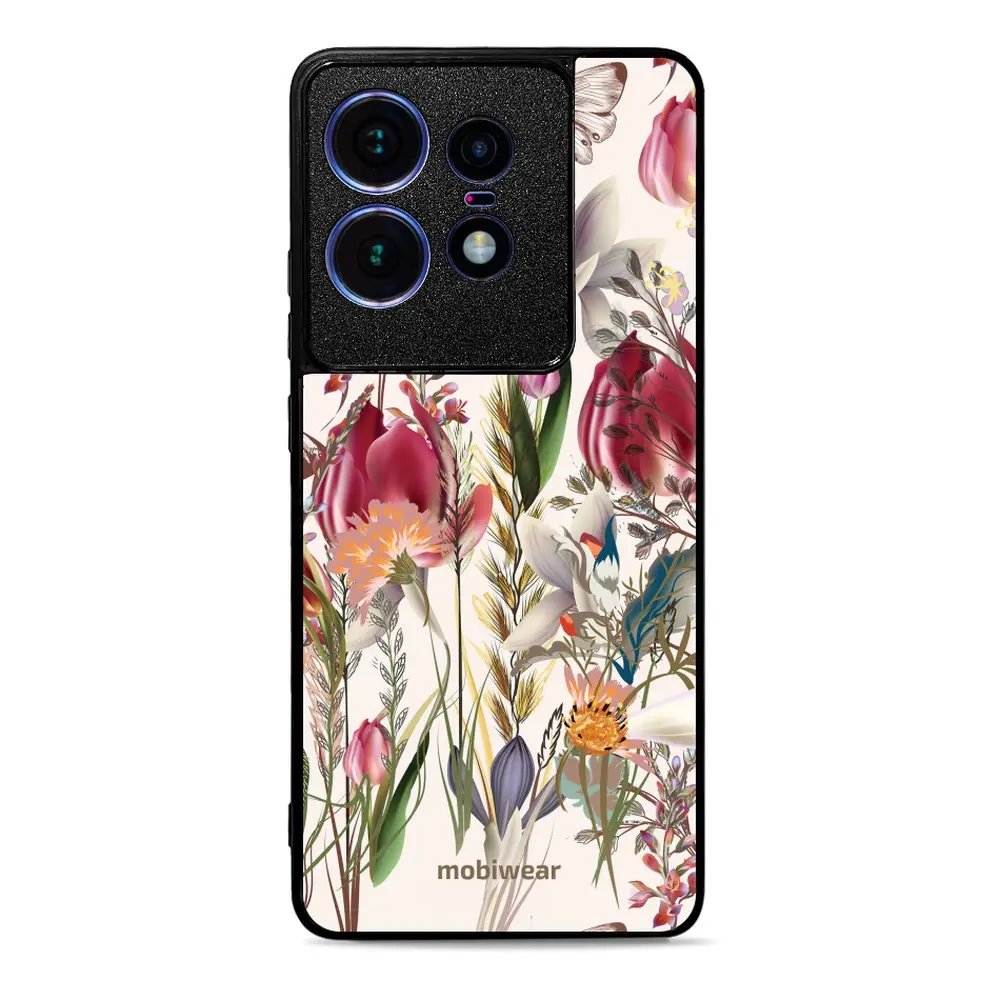 Lesklý kryt Mobiwear Glossy - Motorola Edge 50 Pro - G031G - Rozkvetlá louka