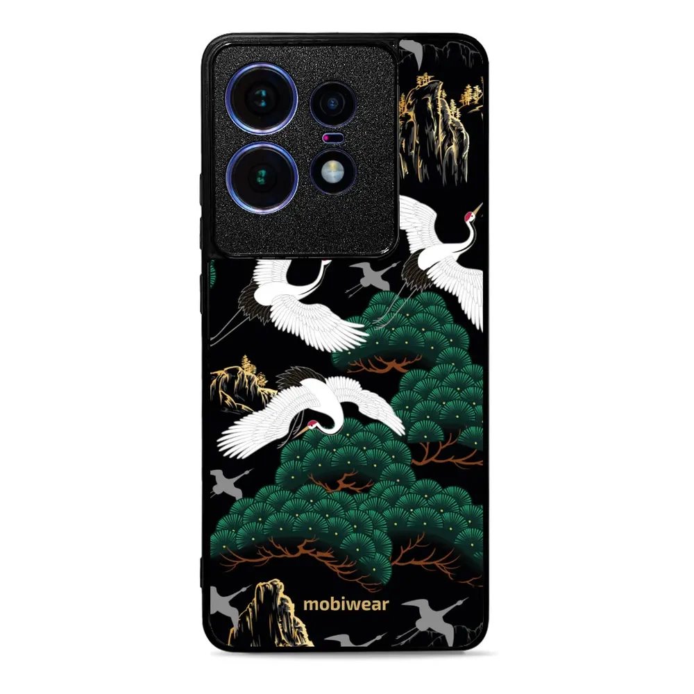 Lesklý kryt Mobiwear Glossy - Motorola Edge 50 Pro - G042G - Jeřábi